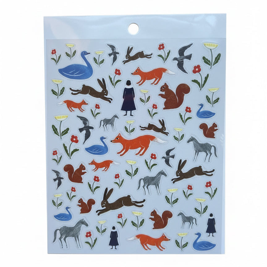 Spring Garden Sitcker Sheet