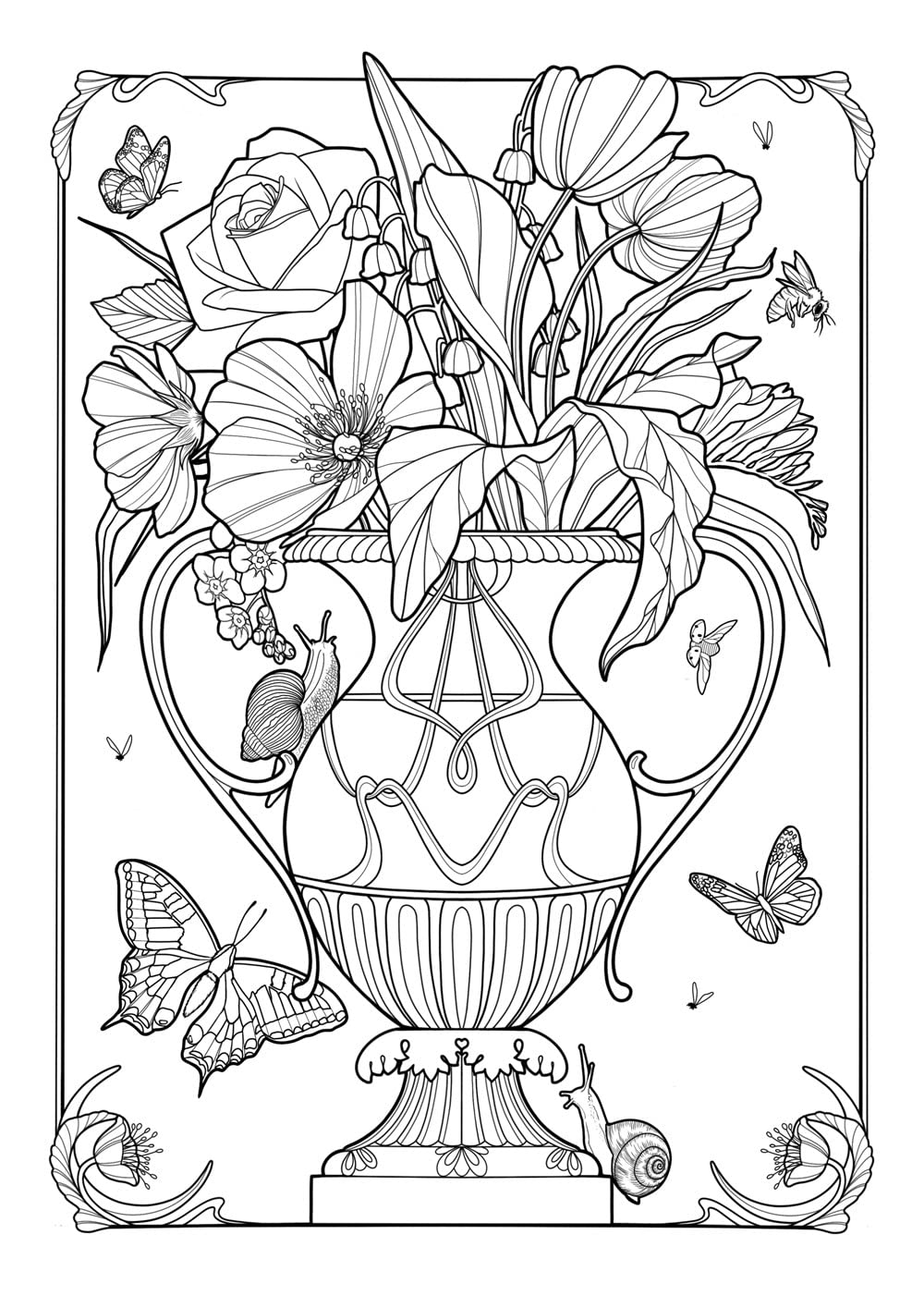 Tattoo Wonderlands Coloring Book