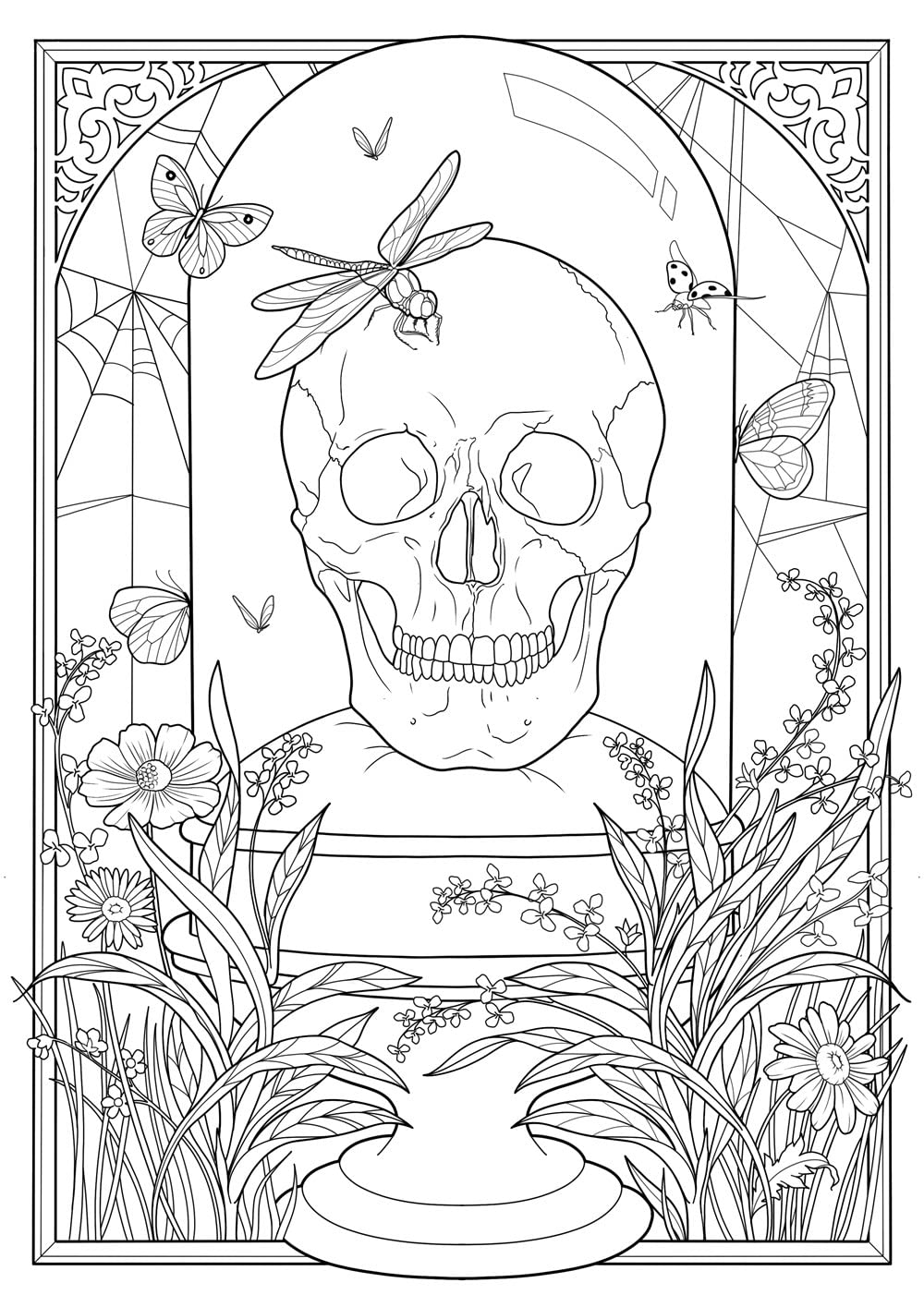 Tattoo Wonderlands Coloring Book