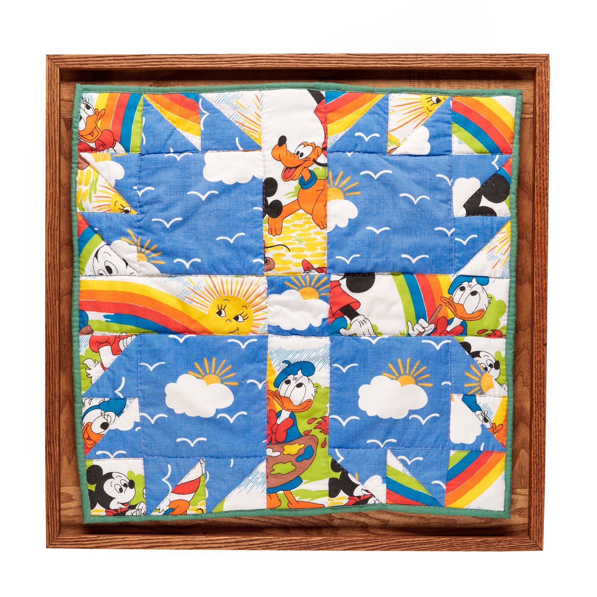 Natalie Baxter, Sunshine Rainbow Mickey Bear Claw Quilt (2023)