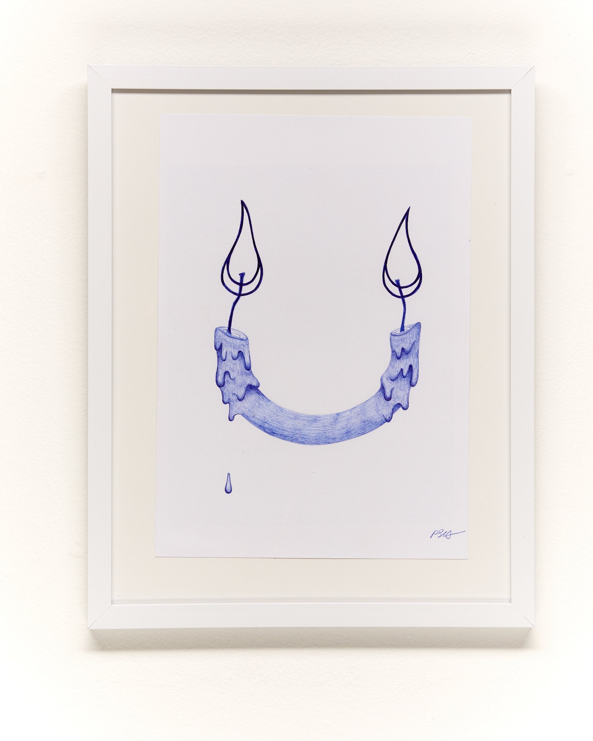 Padyn Humble, Blue (burning at both ends) (2023)